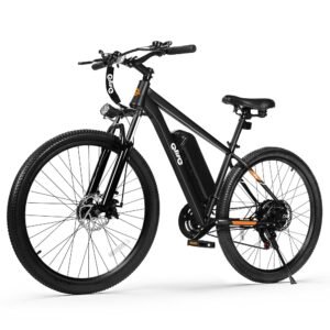 Racer Electric Bike for Adults - 21-Speed Mountain Lightweight Ebike with Peak 1000W 28MPH Brushless Motor, 48V10.4Ah Removable Battery, 27.5X2.1 Tire Step Over E-MTB, Up to 50...
