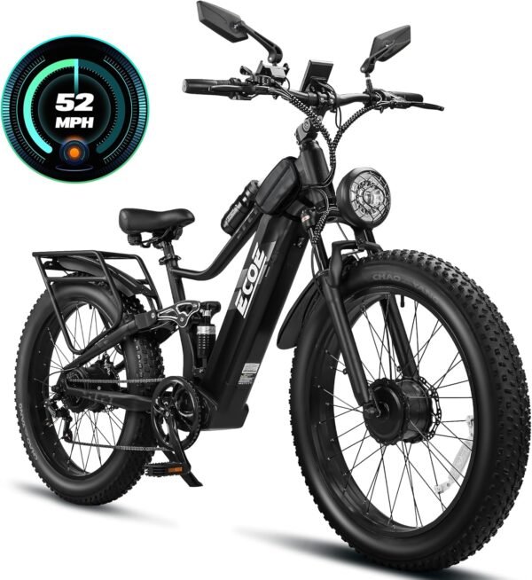 Review the EcoE 5000W Dual Motor Electric Bike for Unmatched Speed and Performance