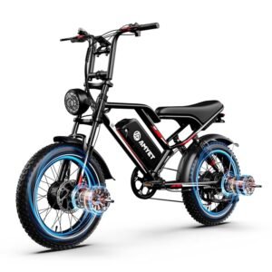 S8 Peak 3000W Dual Motor AWD Electric Bike for Adults 48V 25Ah Ebike 33MPH Electric Bicycles 75+ Miles Max Range Hydraulic Disc Brake Full Suspension Fork 7-Speed Electric Bike