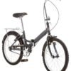 Schwinn Hinge Adult Folding Bike, 20-inch Wheels, Rear Carry Rack, Carrying Bag, Multiple Colors Schwinn Hinge Adult Folding Bike, 20-inch Wheels, Rear Carry Rack, Carrying Bag, Multiple Colors