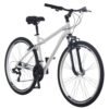 Schwinn Network 1 Hybrid Bike, 700c Mens and Womens Bike, 21-Speed Hybrid Bicycle, Aluminum Frame, Suspension Fork, Alloy Linear Pull Brakes, Adult Bicycle Schwinn Network 1 Hybrid Bike, 700c Mens and Womens Bike, 21-Speed Hybrid Bicycle, Aluminum Frame, Suspension Fork, Alloy Linear Pull Brakes, Adult Bicycle