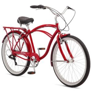 Schwinn Sanctuary 7 Comfort Beach Cruiser Bike for Adult Women Men, 7-Speed Drivetrain in Retro-Styled Steel Step-Through or Step-Over Frame, 26-Inch Wheels, With Front & Rear... Schwinn Sanctuary 7 Comfort Beach Cruiser Bike for Adult Women Men, 7-Speed Drivetrain in Retro-Styled Steel Step-Through or Step-Over Frame, 26-Inch Wheels, With Front & Rear...