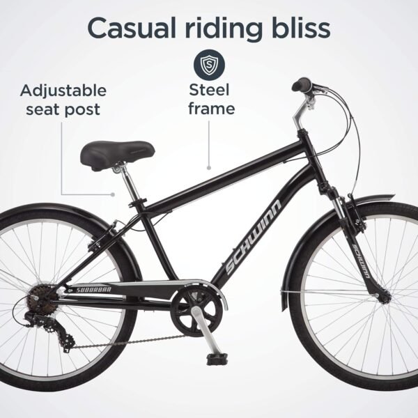 Schwinn Suburban bike review hybrid comfort for smooth riding adventures