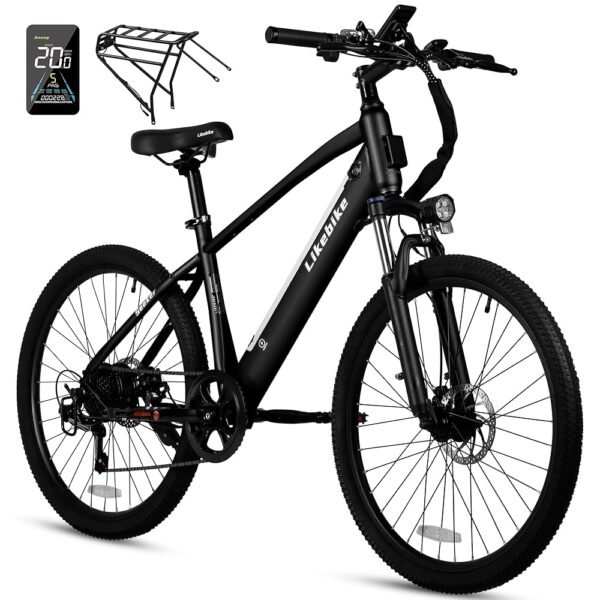 Seeker 26" Electric Bike for Adults with Peak 500W Brushless Motor, 35Miles 324WH Removable Battery 20MPH Commuting Electric Mountain Bike,UL 2849 Certified, Front Fork Suspension Seeker 26" Electric Bike for Adults with Peak 500W Brushless Motor, 35Miles 324WH Removable Battery 20MPH Commuting Electric Mountain Bike,UL 2849 Certified, Front Fork Suspension