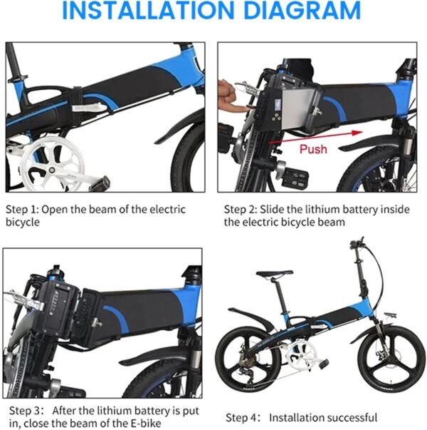 ShunTongDa 48V 10.4Ah Folding Ebike Battery Review for Electric Bikes