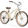 sixthreezero Women's Beach Cruiser Bicycle, 26" Wheels/17" Frame, 1-Sp & 21-Sp sixthreezero Women's Beach Cruiser Bicycle, 26" Wheels/17" Frame, 1-Sp & 21-Sp