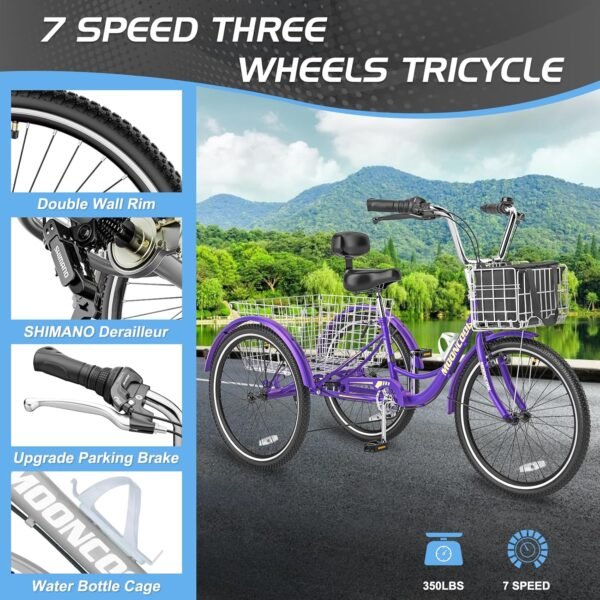 Slsy Adult Tricycles Review: Is This 7-Speed Cruiser the Best Choice? Slsy Adult Tricycles Review: Is This 7-Speed Cruiser the Best Choice?
