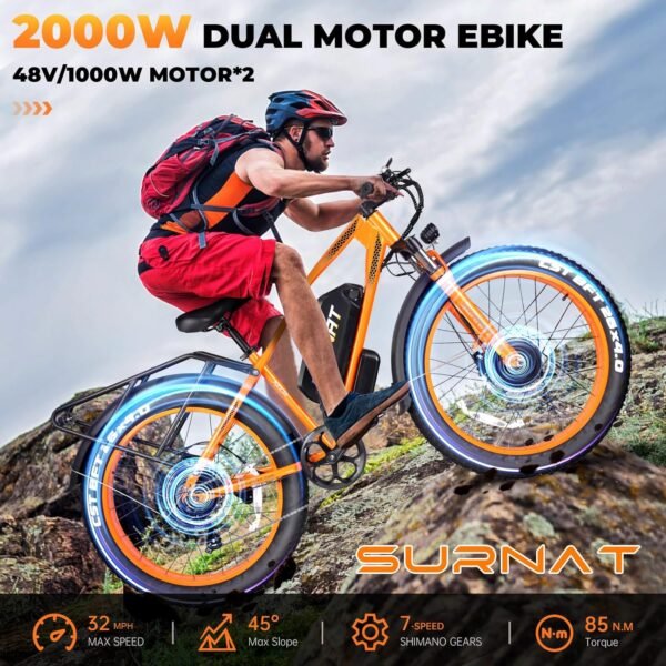 SURNAT Dual Motor Ebike Review: Unleash Power with this Electric Bike SURNAT Dual Motor Ebike Review: Unleash Power with this Electric Bike