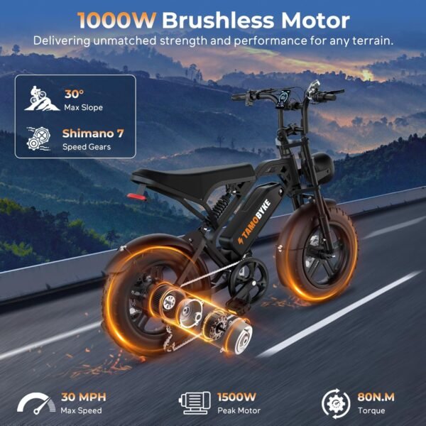 Tamobyke T16 Electric Bike Review for Teens: Powerful and Fun Adventure!