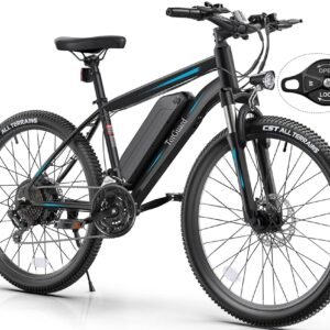 TotGuard Electric Bike, 27.5" Electric Bike for Adults 500W Ebike 21.6MPH Adult Electric Bicycles Electric Mountain Bike,48V 499WH Removable Lithium Battery,21-Speed...