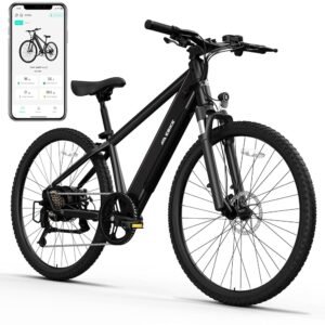 TST Electric Bike for Adults, with 750 W(Peak) Motor, Speed Can Reach 25 mph, 36V/300WH Battery, Max Travel 40 Miles, Equipped with 26 * 1.95" Tyres, and 7-Speed Ebike
