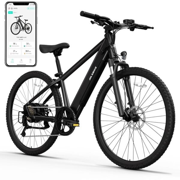 TST Electric Bike for Adults, with 750 W(Peak) Motor, Speed Can Reach 25 mph, 36V/300WH Battery, Max Travel 40 Miles, Equipped with 26 * 1.95" Tyres, and 7-Speed Ebike