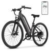 TST Electric Bike for Adults with Peak 750W Motor, 36V/480WH Removable Built-in Battery, 40Miles 25MPH City E Bike,7-Speed 26" Electric Bicycle for Commute