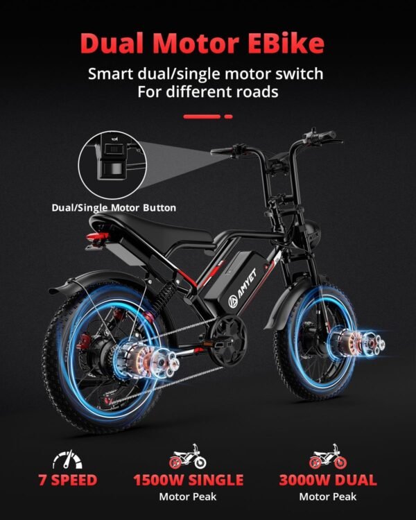 Ultimate AMYET S8 Review: Powerful Dual Motor Electric Bike for Thrilling Rides