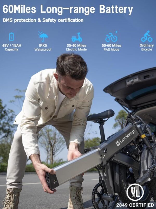 Ultimate Luckeep Folding Electric Bike Review: Power, Performance, and Portability Combined!