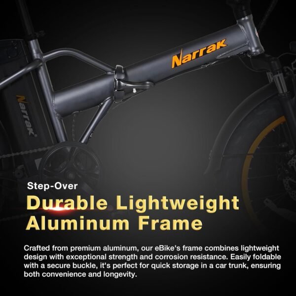 Ultimate NARRAK Electric Folding Fat Tire Bike Review: Power Meets Convenience