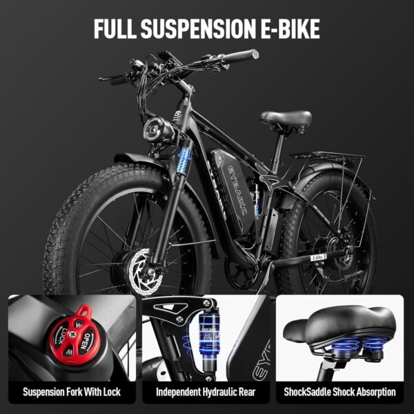 Unleashing Power and Comfort with EYBAIKC Peak 3000W Electric Bike Review