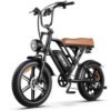 V9-G60 Peak 1500W Ebike, 48V 20Ah(960WH) Removable Battery, 72Miles &32MPH,20" Fat Tire Dirt Bike,7 Speed Gears,Dual Shock Absorber, Adults Electric Bike for Mountains, Snow,...