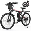 VARUN Folding Electric Bikes - Electric Bike for Adults Peak 750W Motor, Foldable Ebike with 48V Removable Battery, Up to 20+MPH 50 Miles, 21-Speed Gears & Dual Hydraulic...