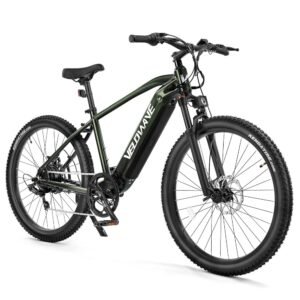 VELOWAVE Electric Bike for Adults 48V 15Ah Removable LG Cells Battery Electric Mountain Bike 25MPH E Bike 500W Motor 27.5'' Ebike Shimano 7-Speed