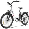 Vivi Electric Bike for Adults 750W Peak Ebike with Removable Battery, 26'' Electric Commuter Bike 22MPH & 50 Miles Adult Electric Bicycles with Cruise Control, LCD Display, UL...