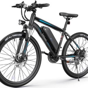 Wooken Electric Bike for Adults with Peak 750W Motor, 27.5'' Ebike with 48V 499WH Removable Battery, Up to 55Miles Electric Mountain Bike, 21.6MPH Adults Electric Bicycle with...